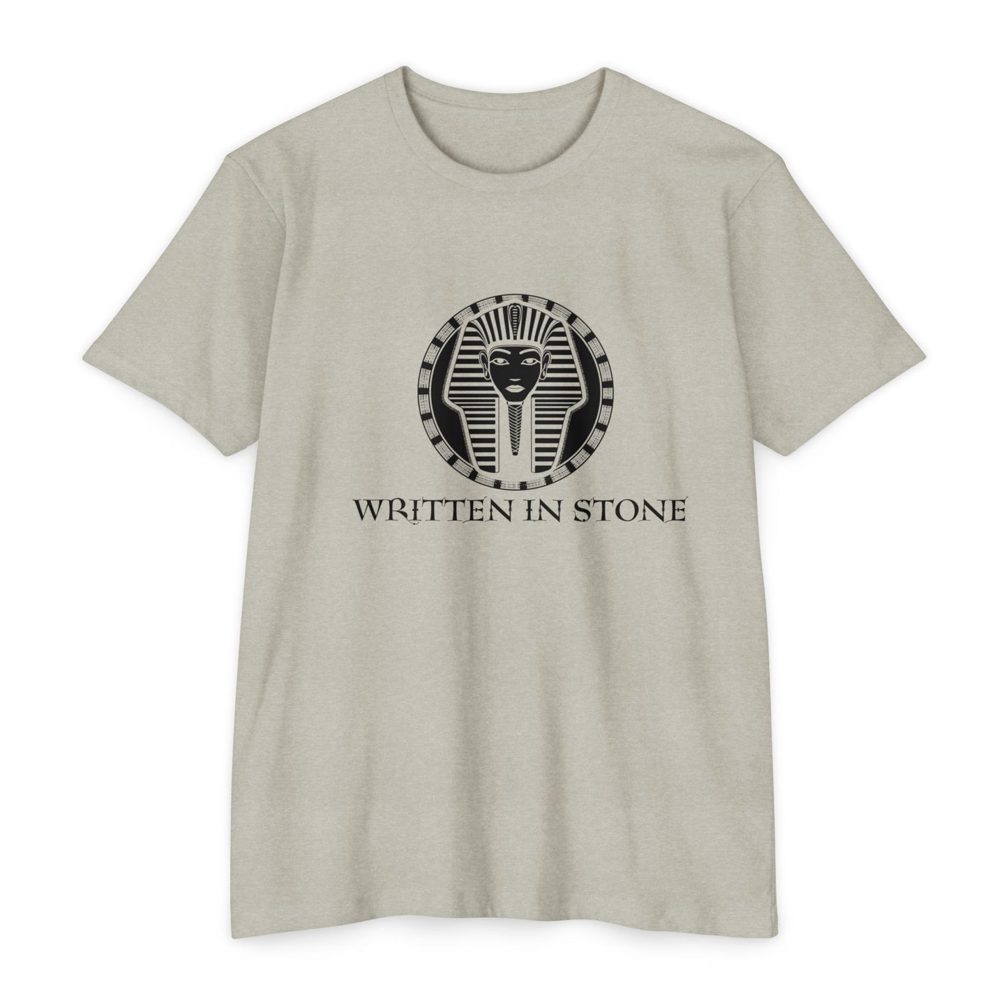 Egyptian Pharaoh Graphic Tee - 'Written in Stone' Unisex T-Shirt