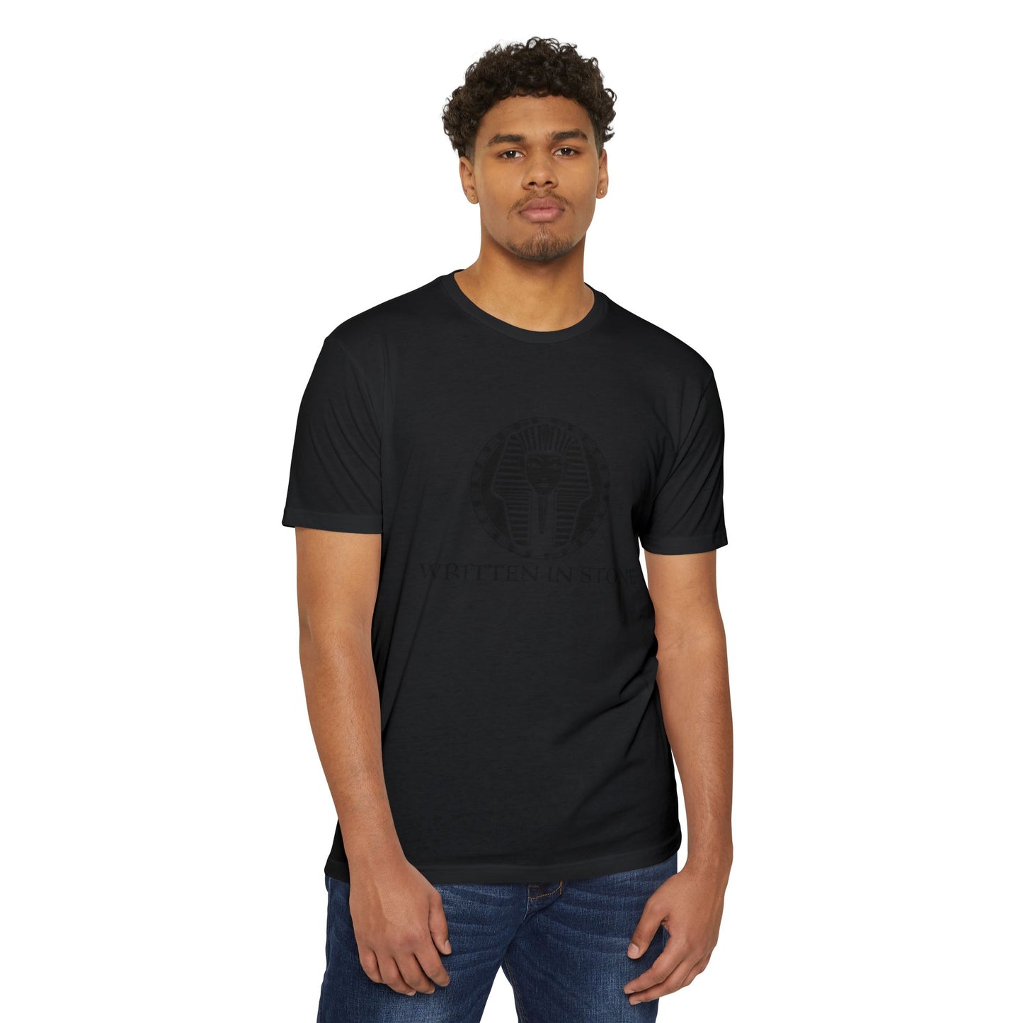 Egyptian Pharaoh Graphic Tee - 'Written in Stone' Unisex T-Shirt