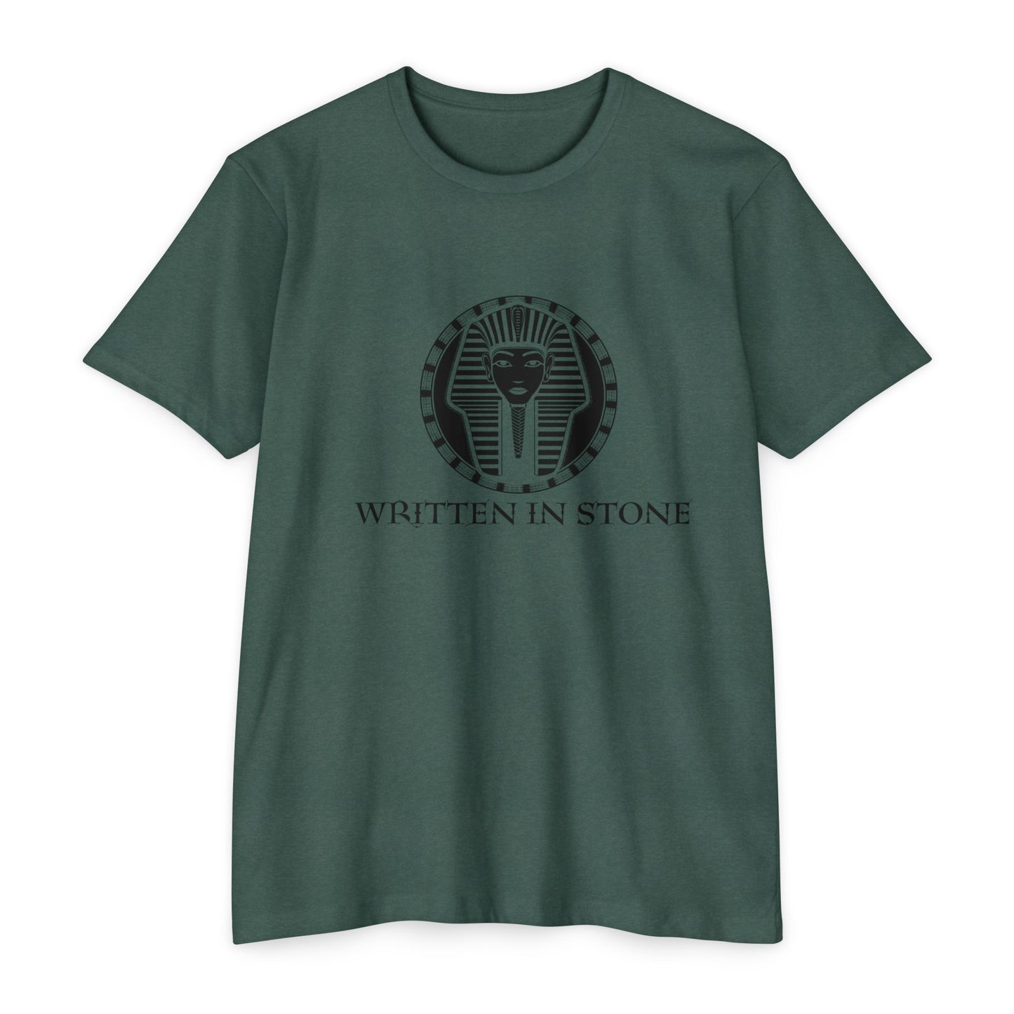 Egyptian Pharaoh Graphic Tee - 'Written in Stone' Unisex T-Shirt