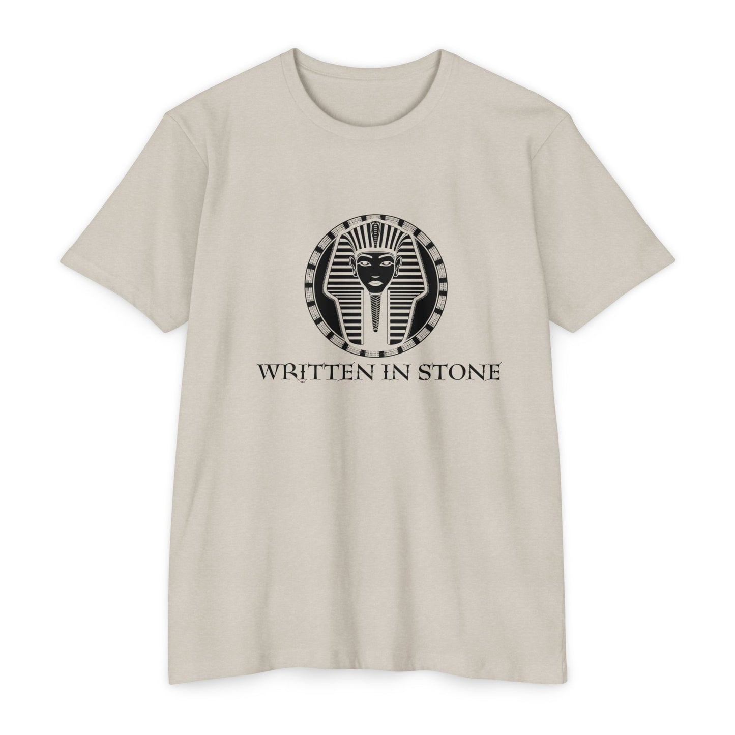 Egyptian Pharaoh Graphic Tee - 'Written in Stone' Unisex T-Shirt