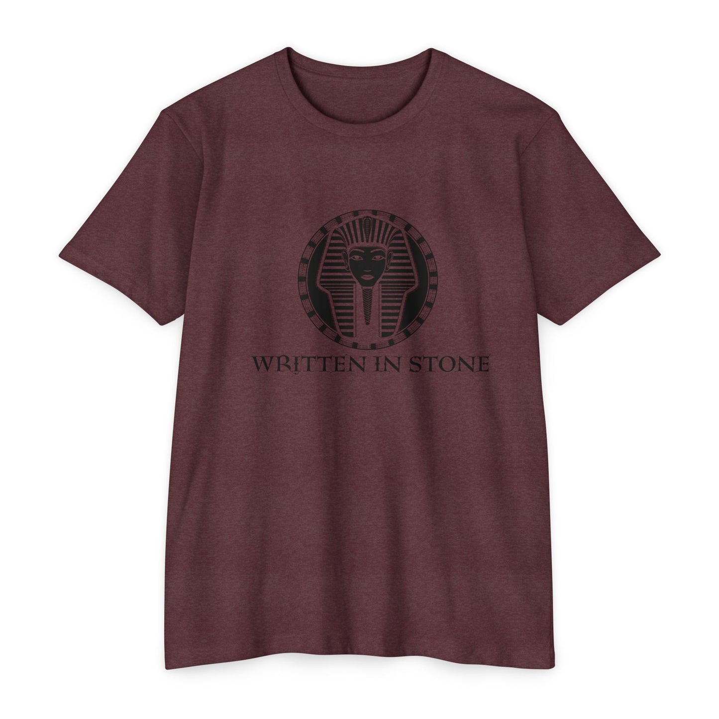 Egyptian Pharaoh Graphic Tee - 'Written in Stone' Unisex T-Shirt